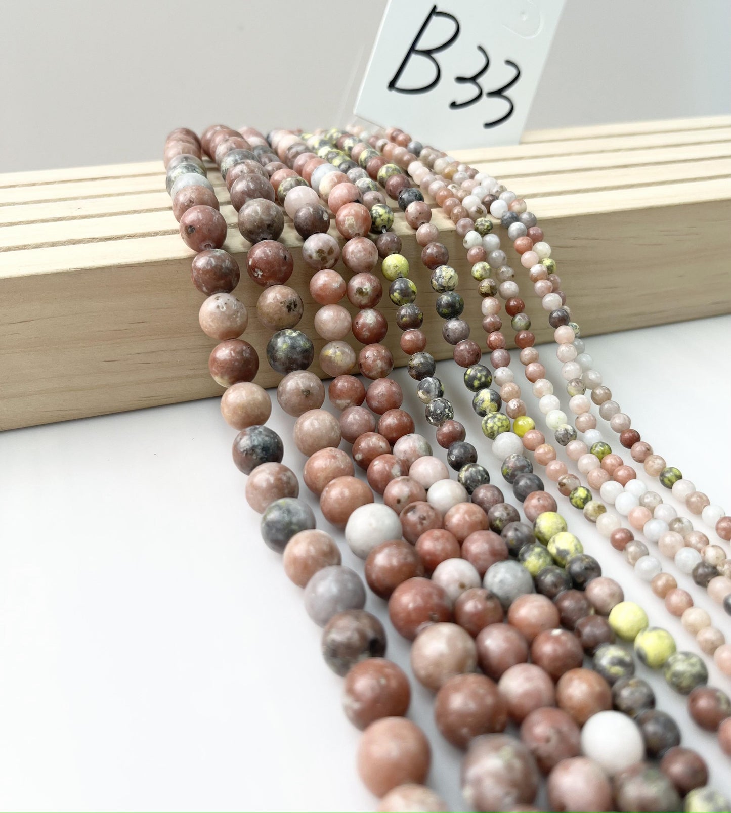 ------#B1-#B48 normal dark pink color  loose beads