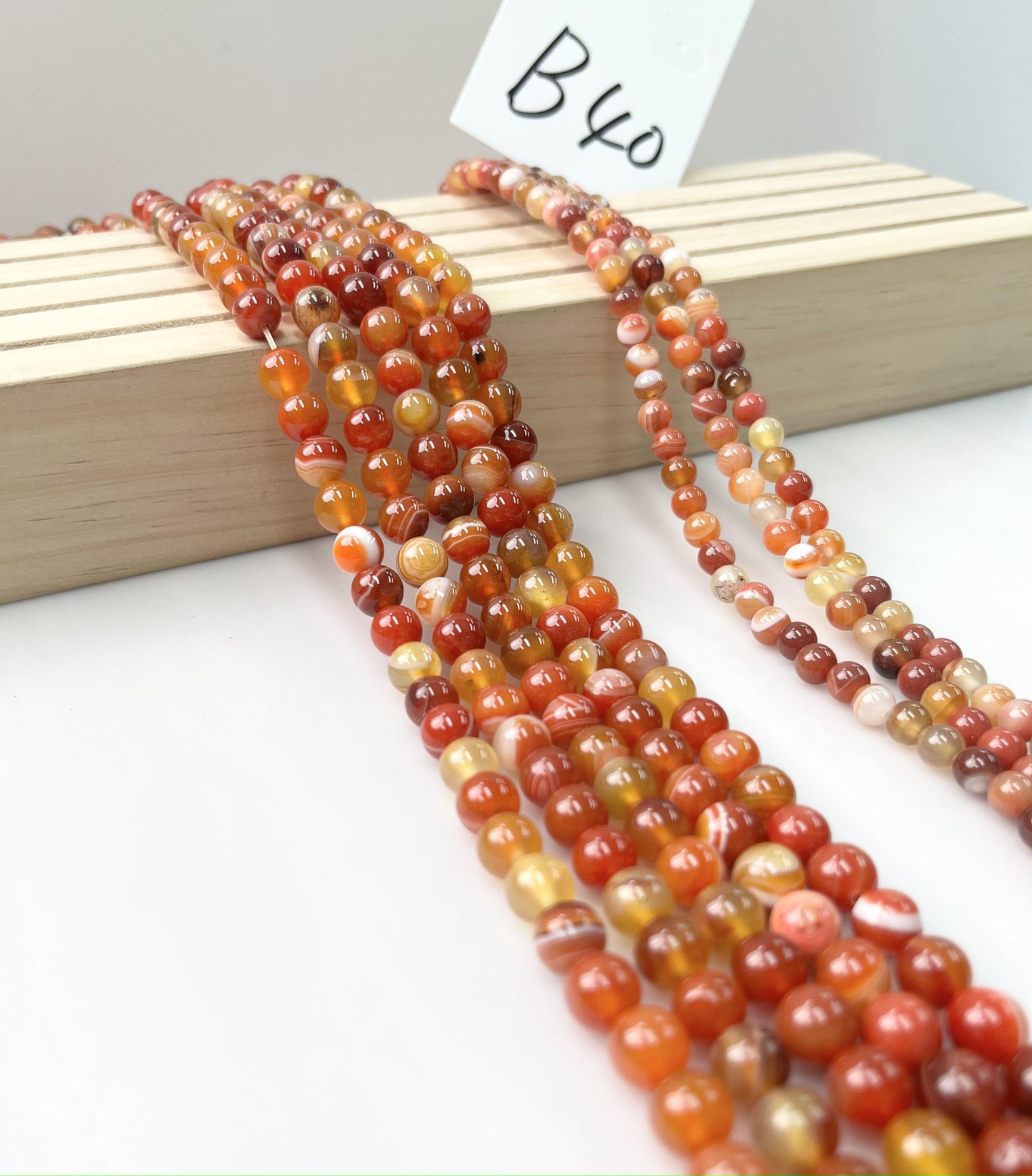 ------#B1-#B48 normal dark pink color  loose beads