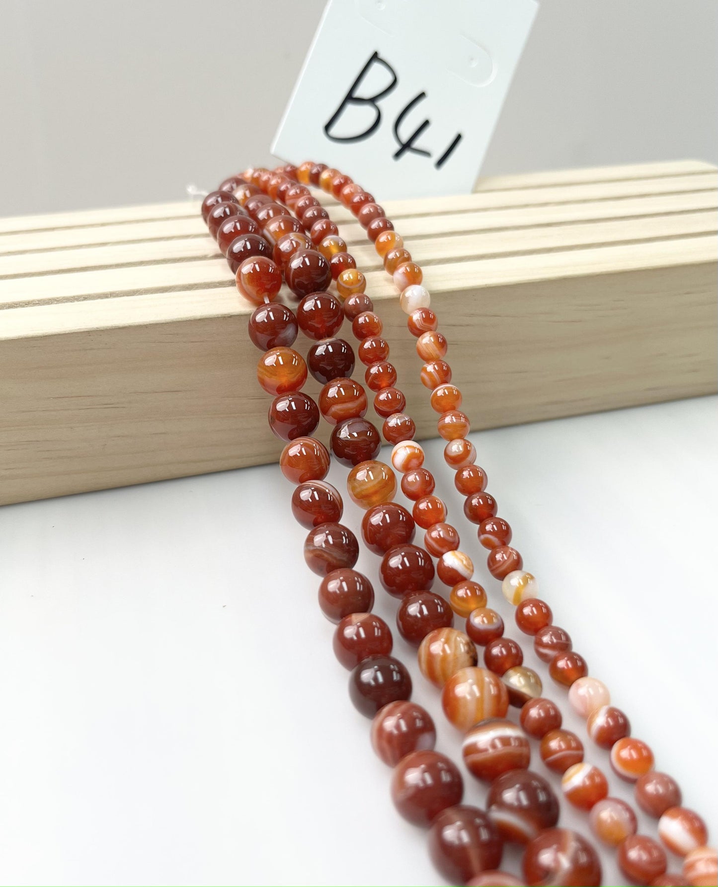 ------#B1-#B48 normal dark pink color  loose beads