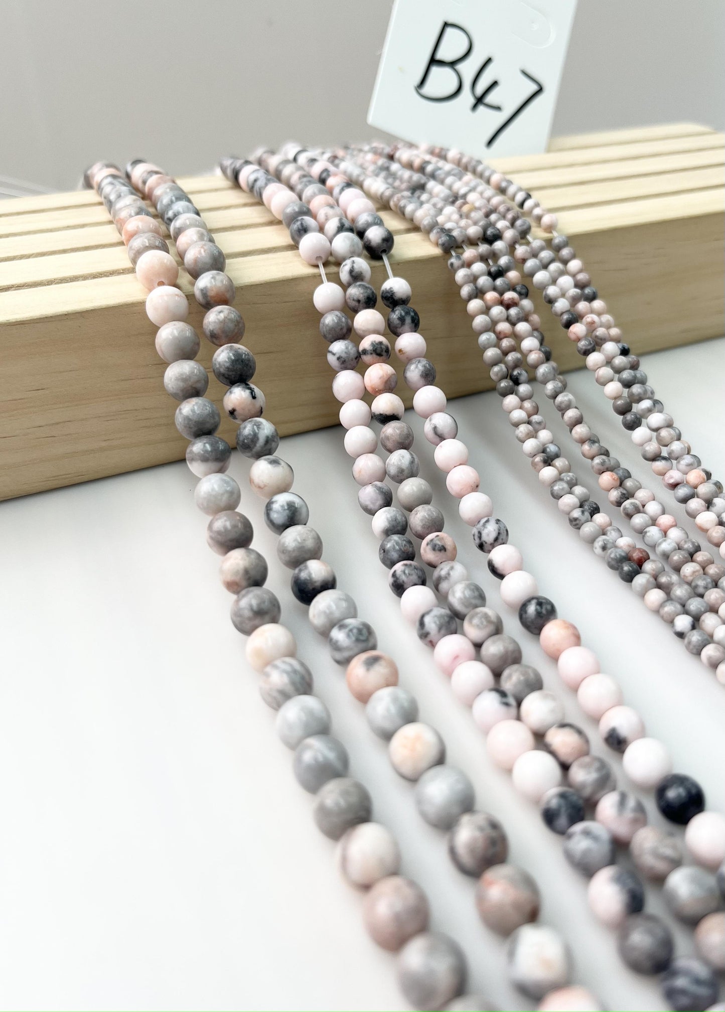 ------#B1-#B48 normal dark pink color  loose beads