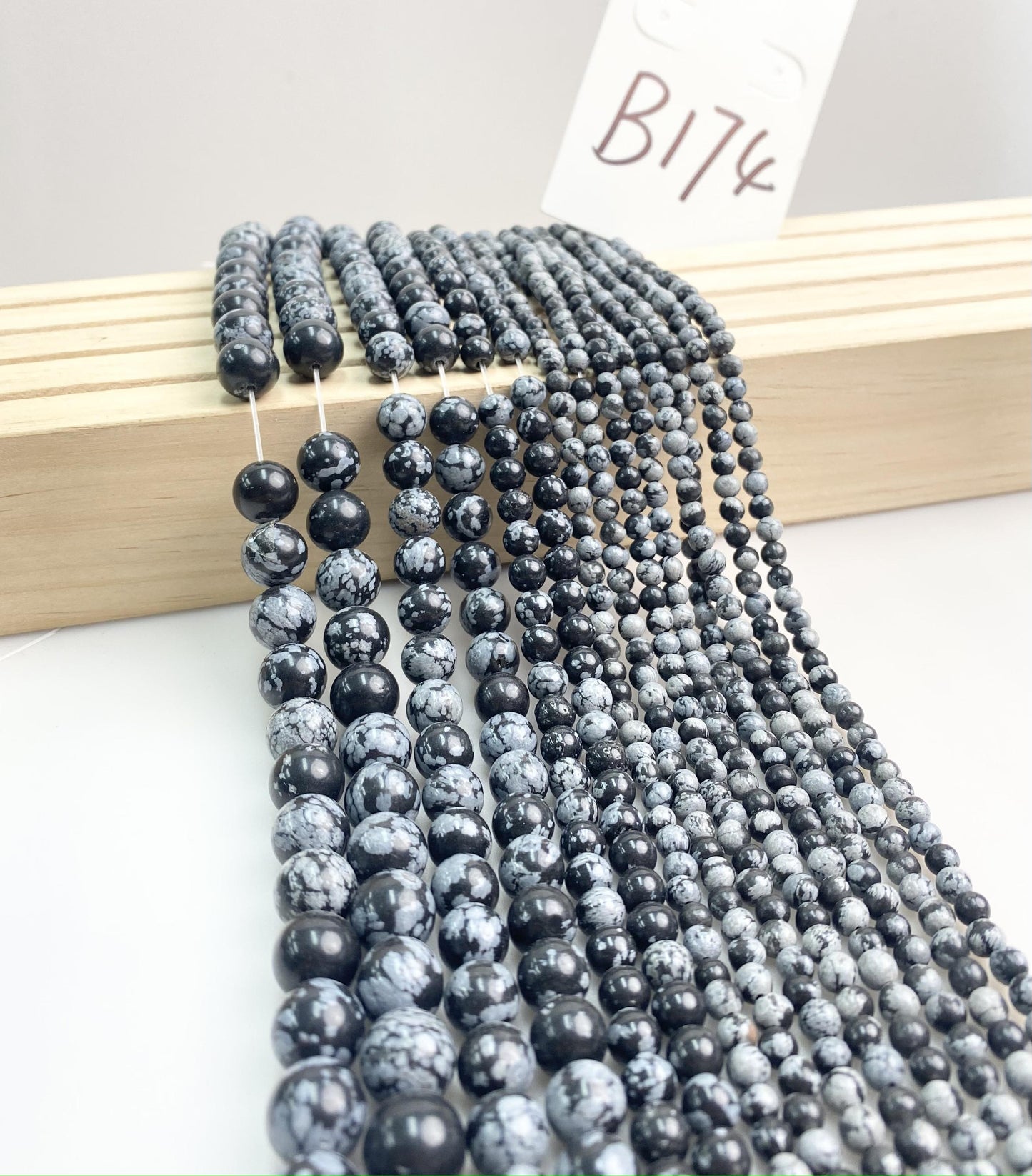 ------#B162-#B201 normal black and grey color  loose beads