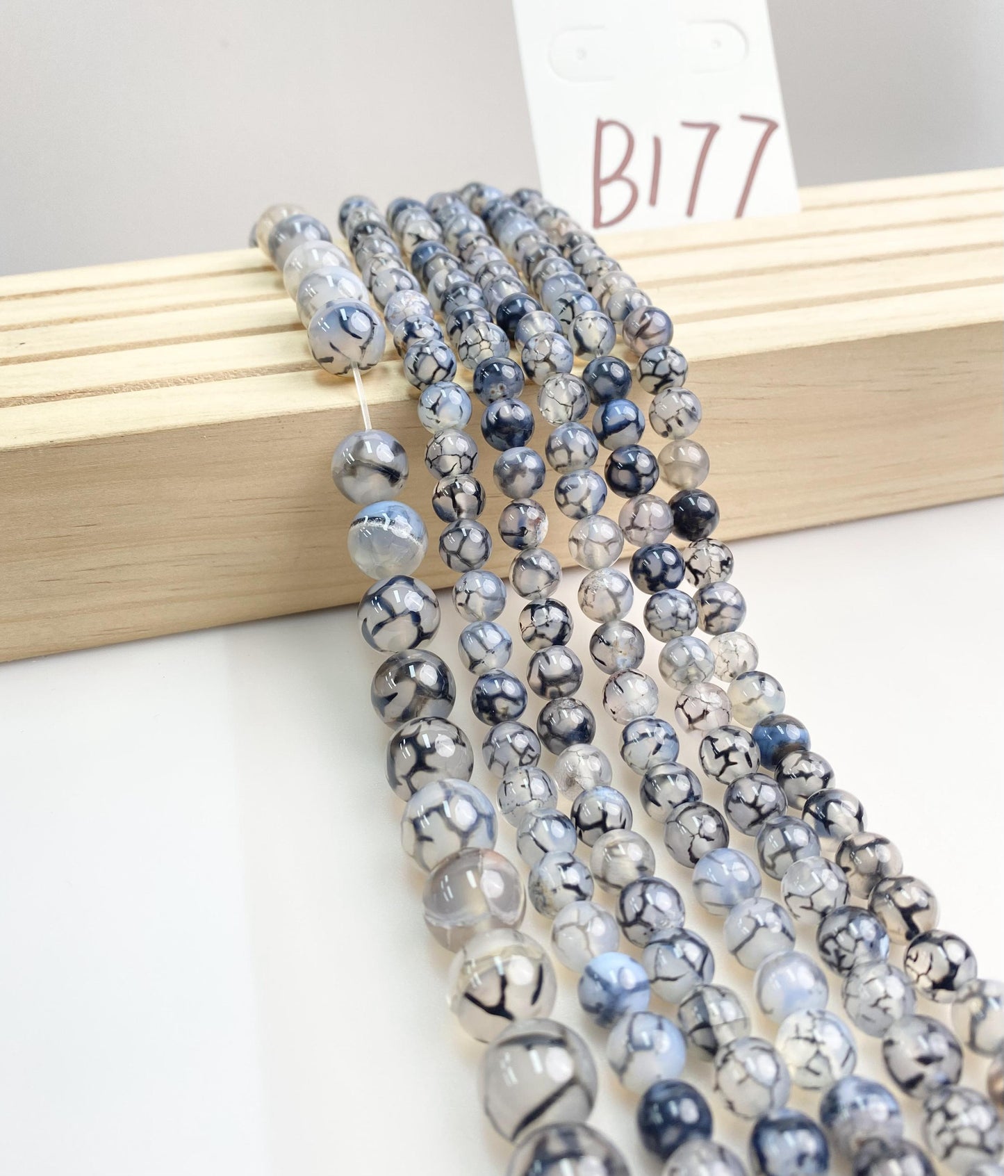 ------#B162-#B201 normal black and grey color  loose beads