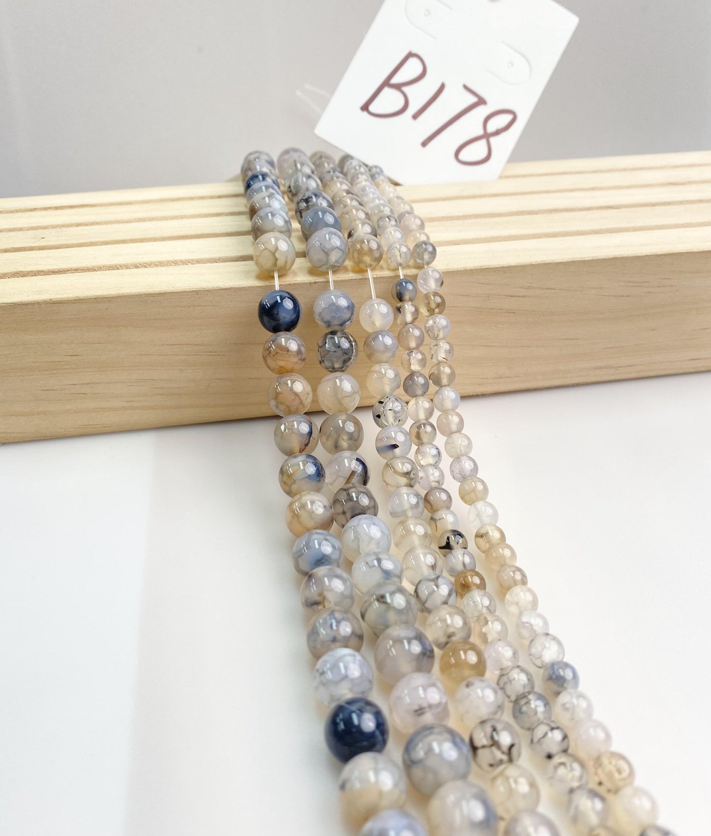 ------#B162-#B201 normal black and grey color  loose beads