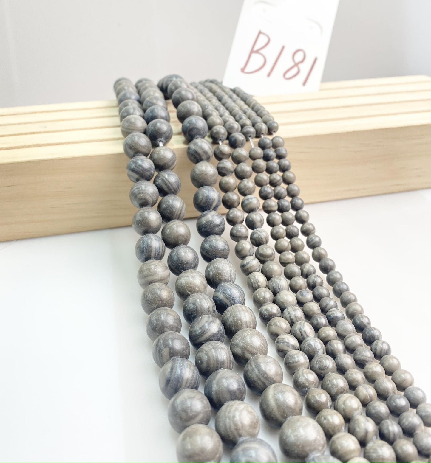 ------#B162-#B201 normal black and grey color  loose beads