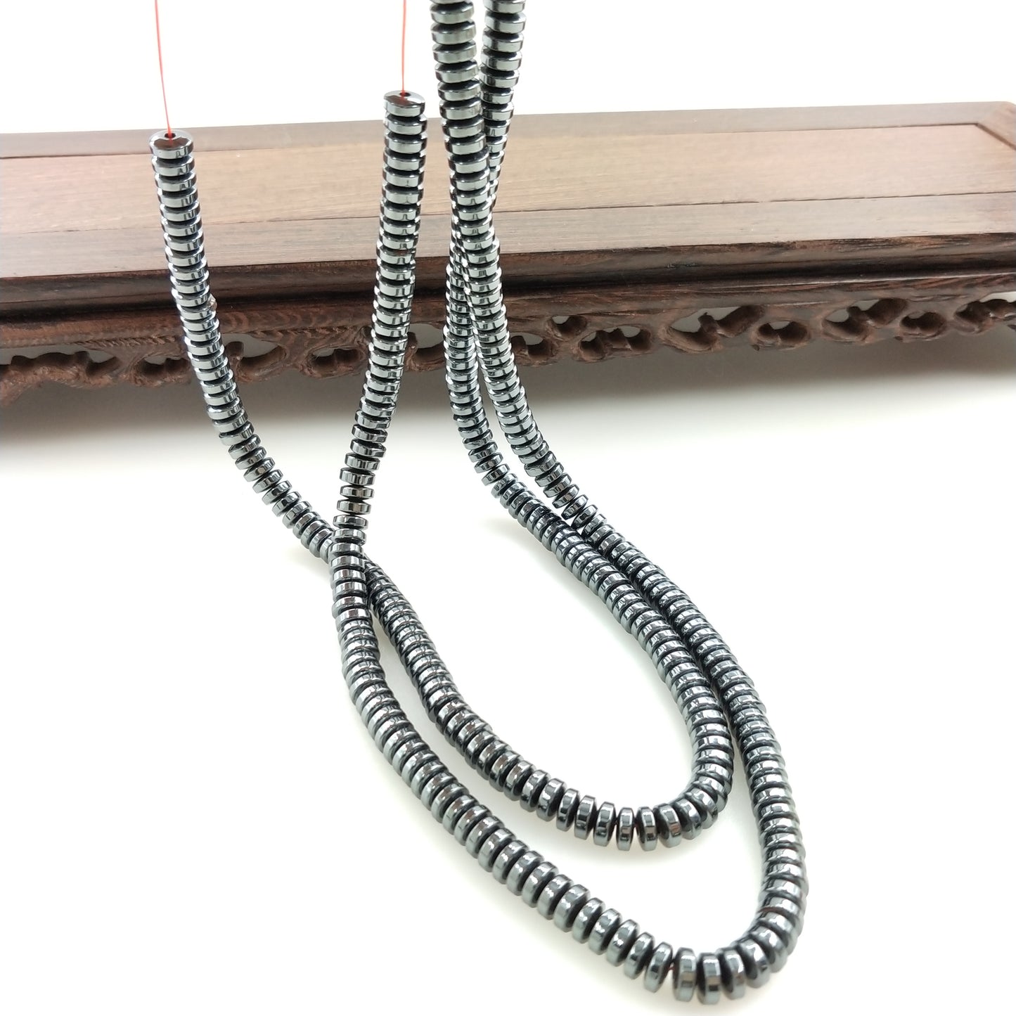 -----DIY Hematite irregular spacer-tt