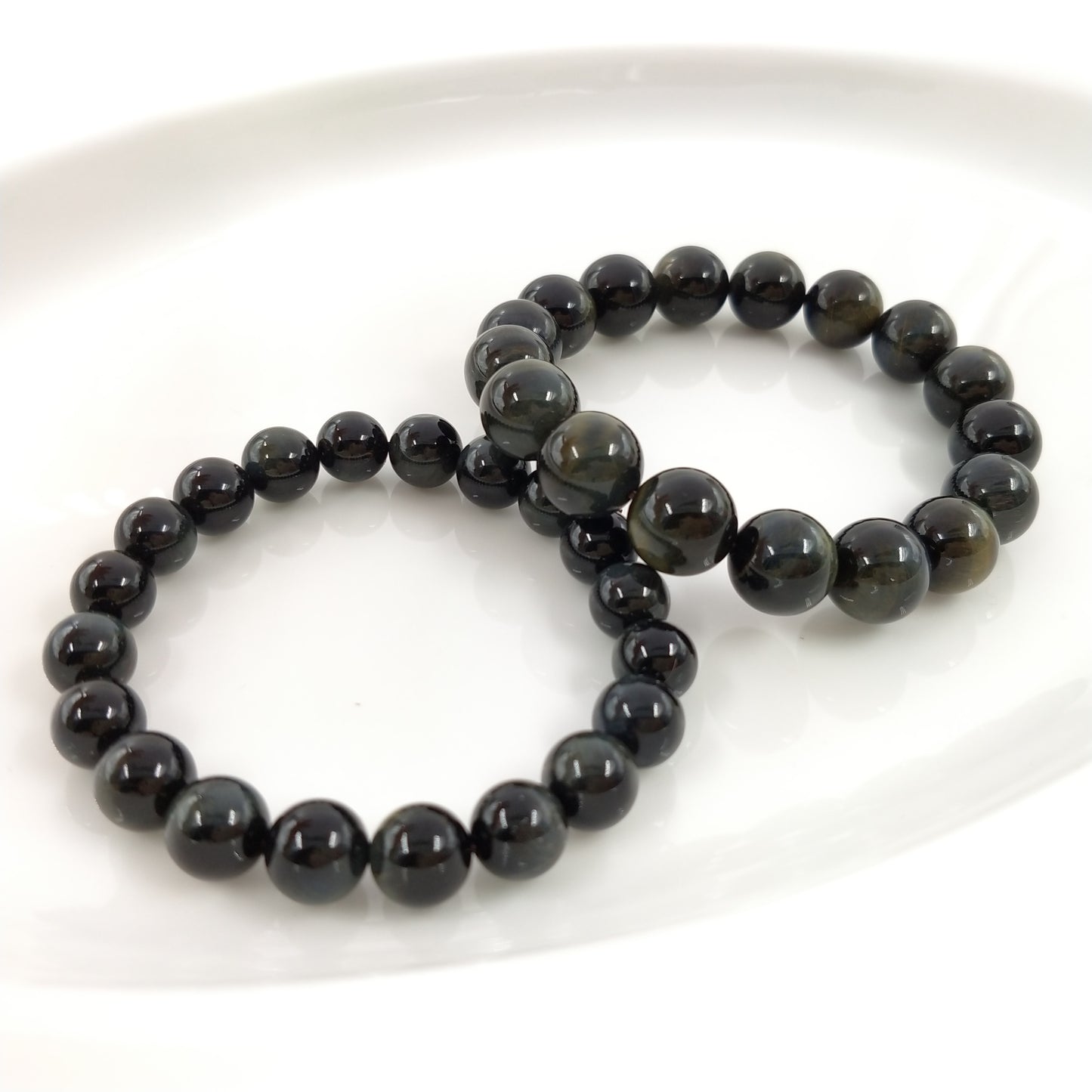 -----high quality black tiger eye bracelet