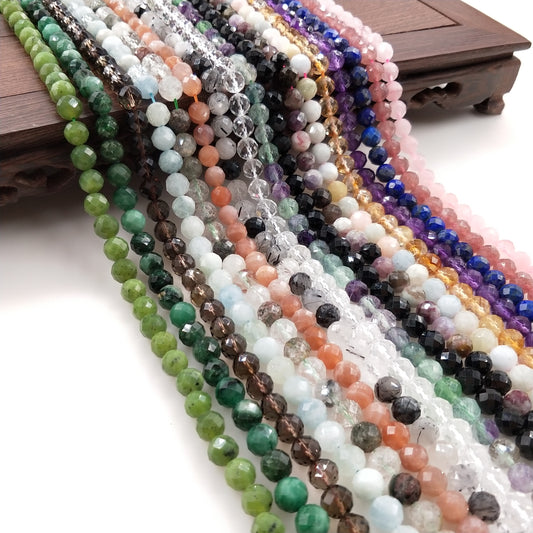 -----8mm faceted gemstone beads