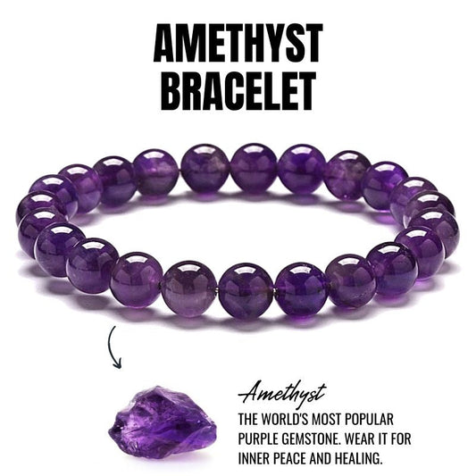 1pcs self healing amethyst bracelet