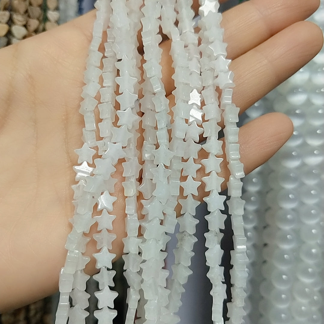----star--natural crystal beads