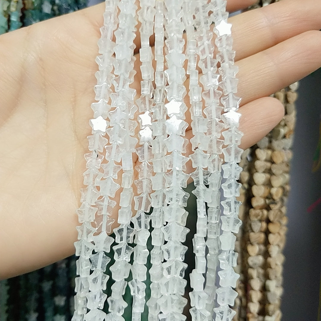 ----star--natural crystal beads