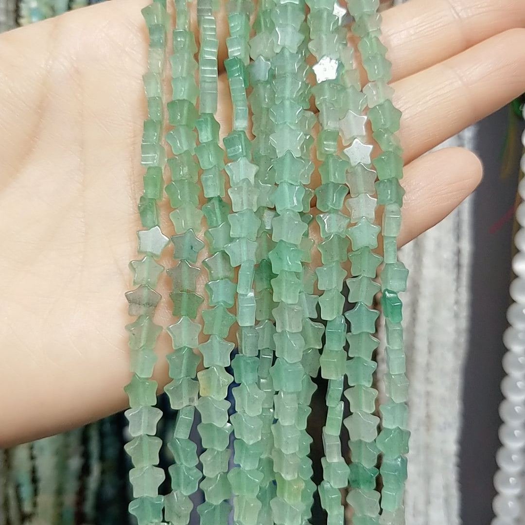 ----star--natural crystal beads