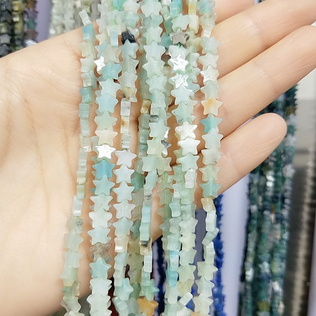 ----star--natural crystal beads