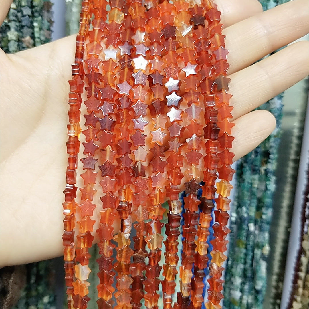 ----star--natural crystal beads