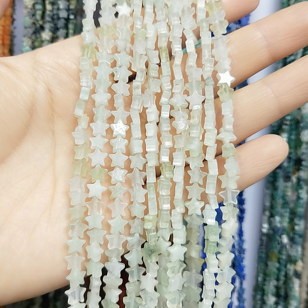 ----star--natural crystal beads