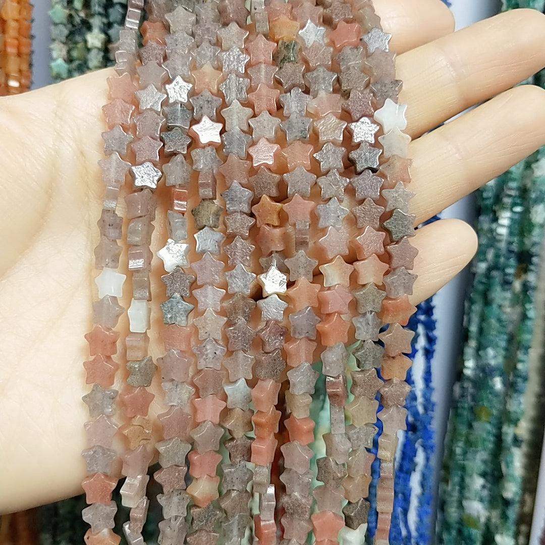----star--natural crystal beads