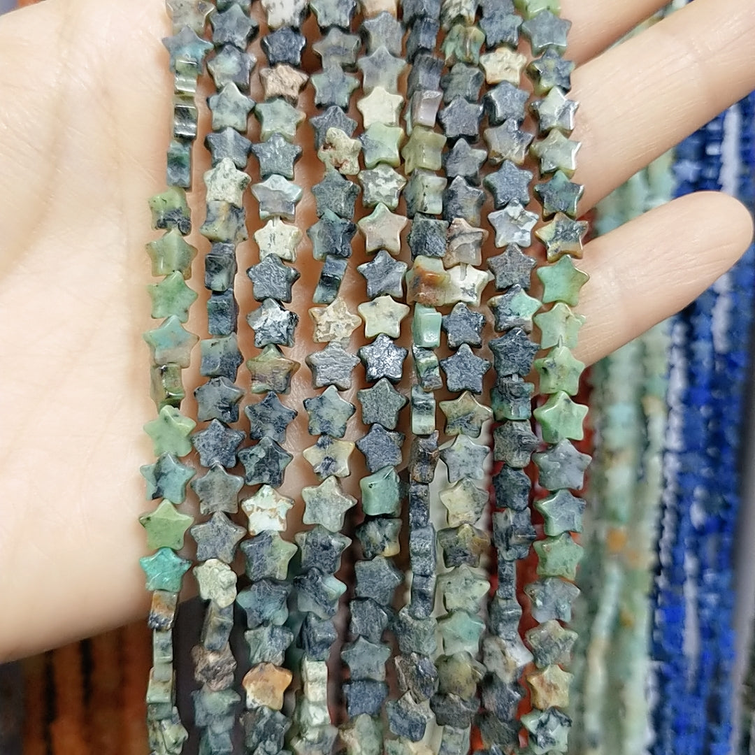 ----star--natural crystal beads