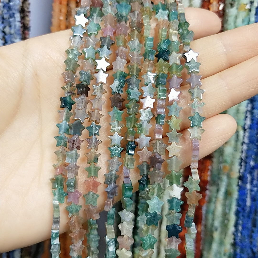 ----star--natural crystal beads