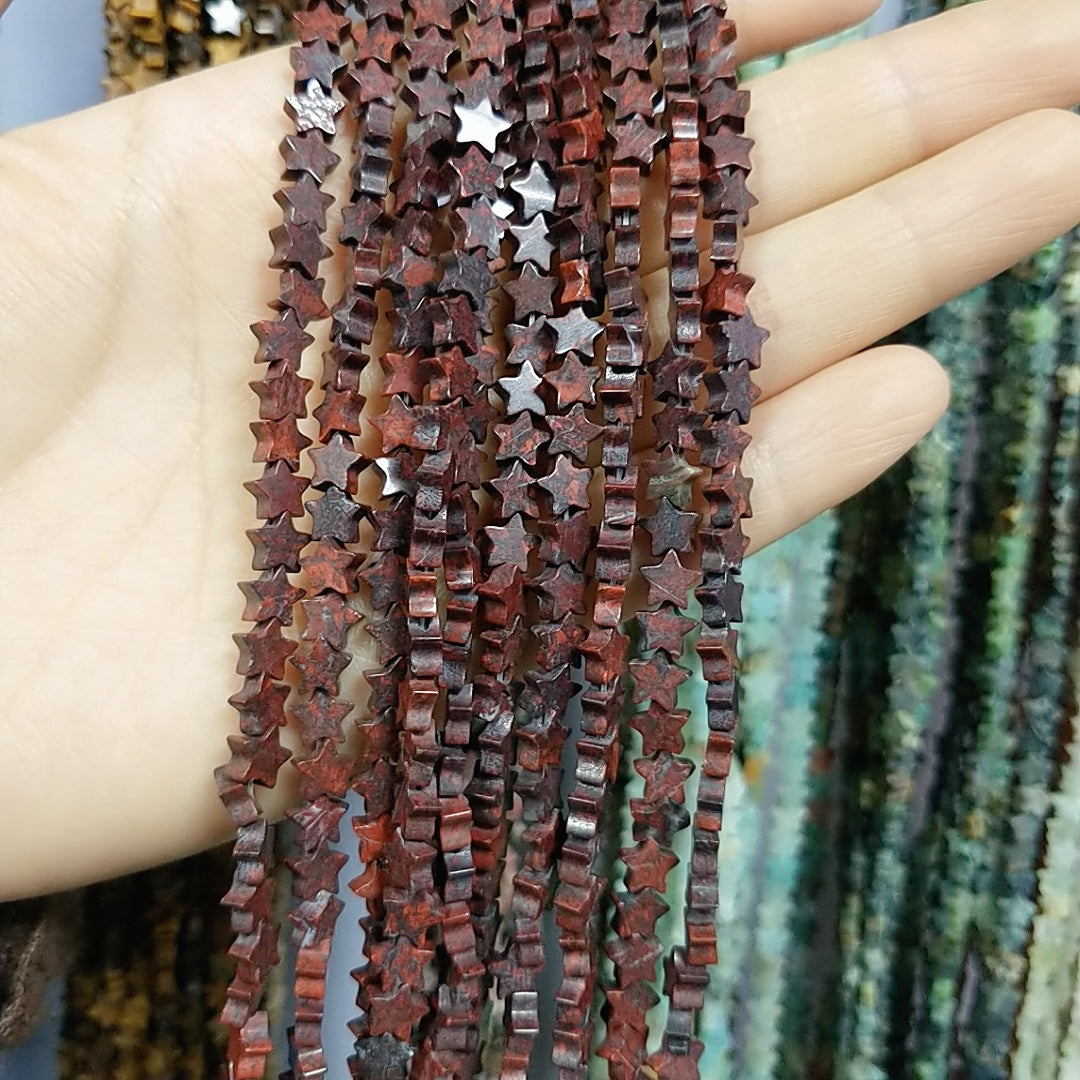 ----star--natural crystal beads