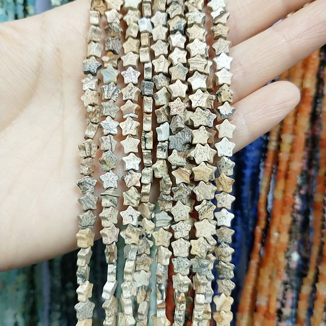 ----star--natural crystal beads