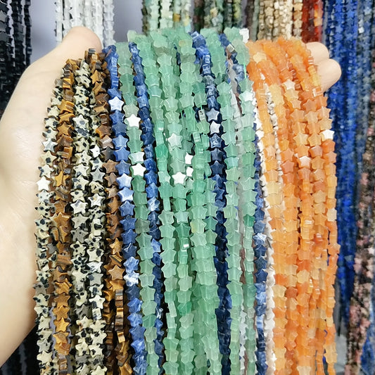 ----star--natural crystal beads