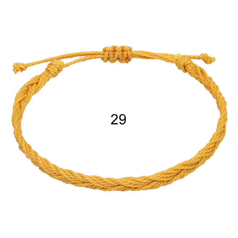 Handmade Wax String Bracelets