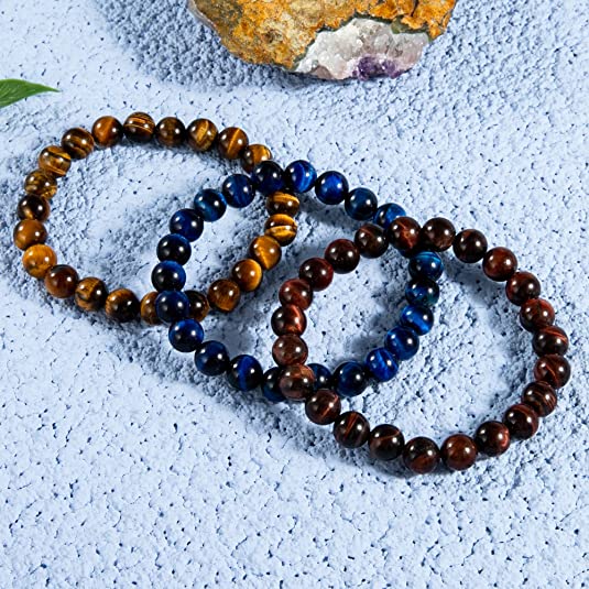 Healing Crystals Handmade 8mm Round Beads Stretch Bracelet