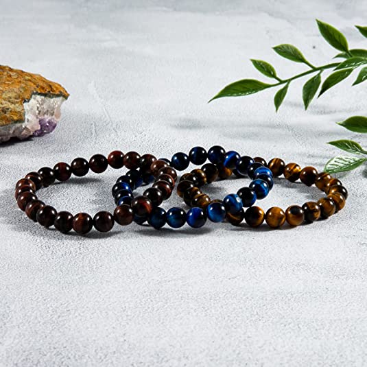 Healing Crystals Handmade 8mm Round Beads Stretch Bracelet