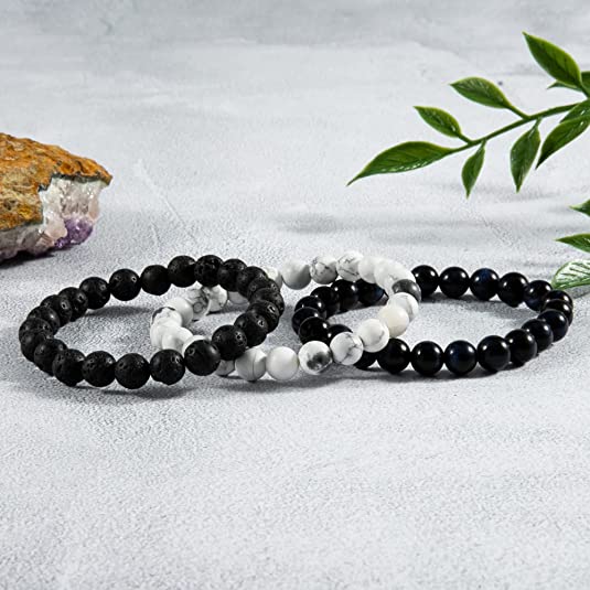 Healing Crystals Handmade 8mm Round Beads Stretch Bracelet