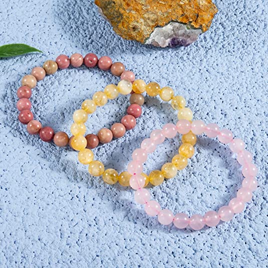 Black Lava Stone 7 Chakra Bracelets