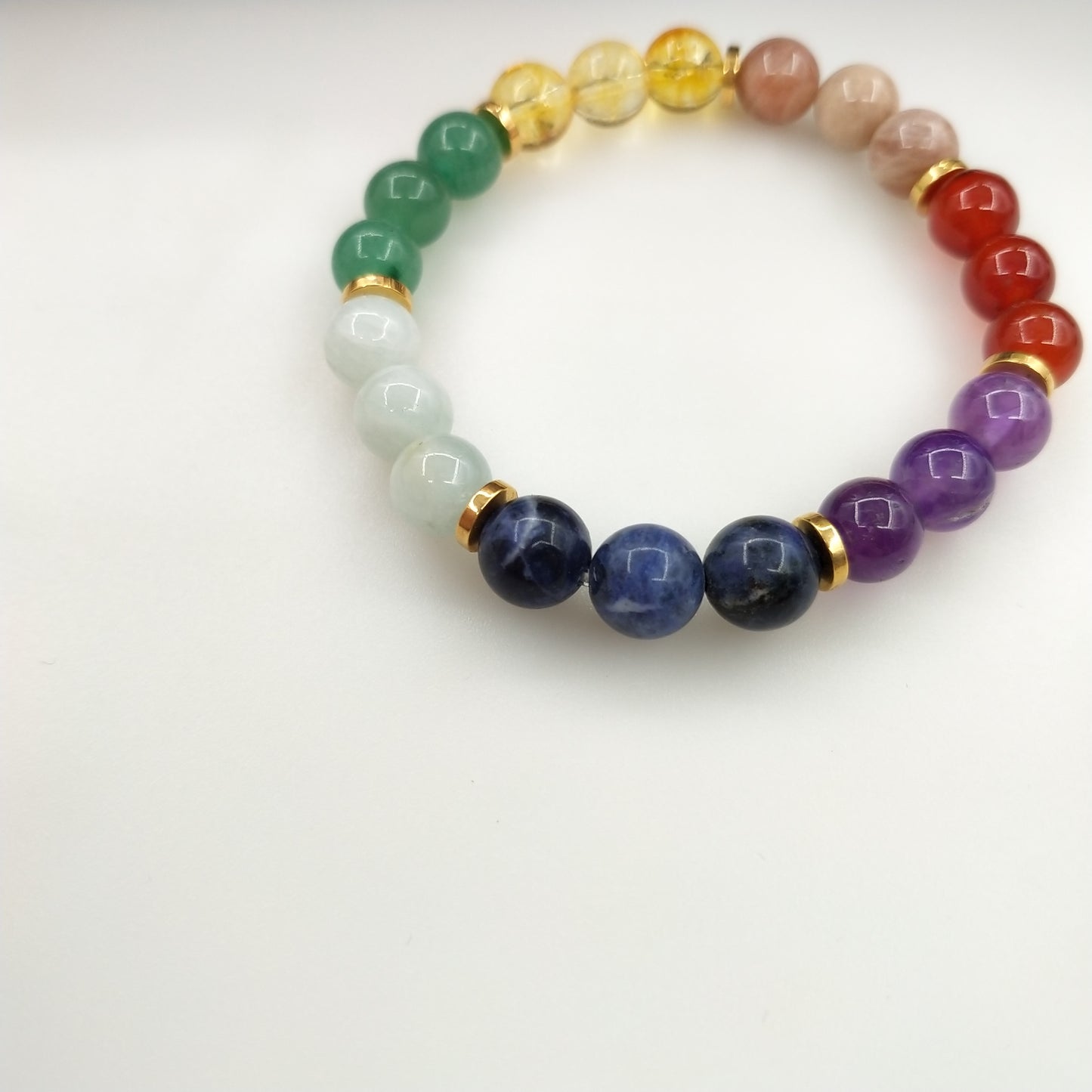 7 Chakra stone bracelet