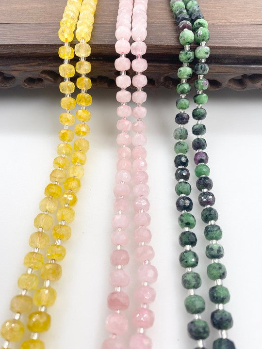 ----DIY 8*6 facted gemstone beads-tt