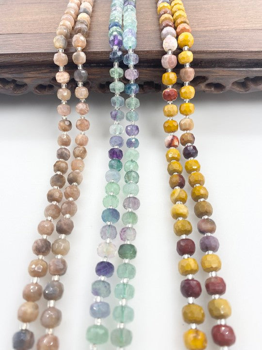 ----DIY 8*6 facted gemstone beads-tt