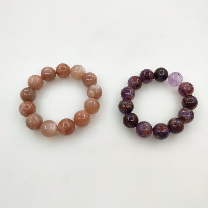 natural crystal bracelet 14mm