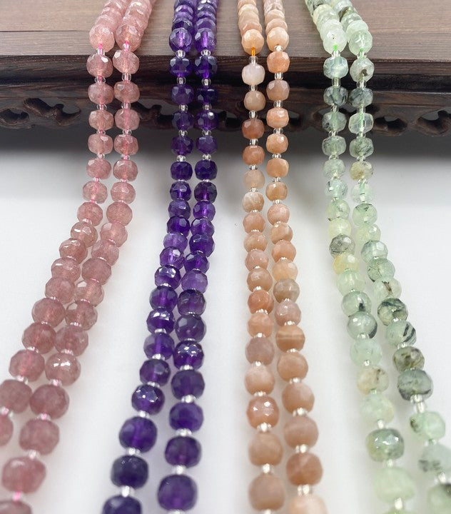 ----DIY 8*6 facted gemstone beads-tt