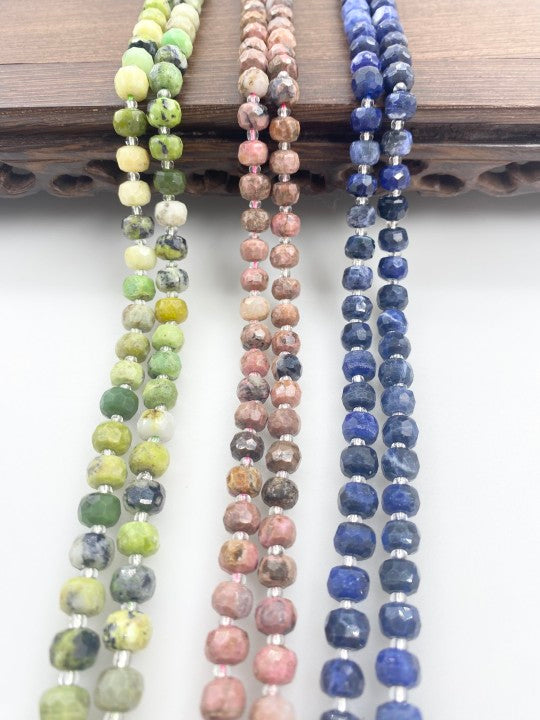----DIY 8*6 facted gemstone beads-tt