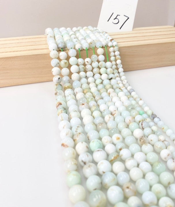 ------#1-#10white color natural gemstone loose beads