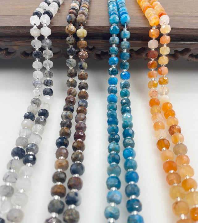 ----DIY 8*6 facted gemstone beads-tt