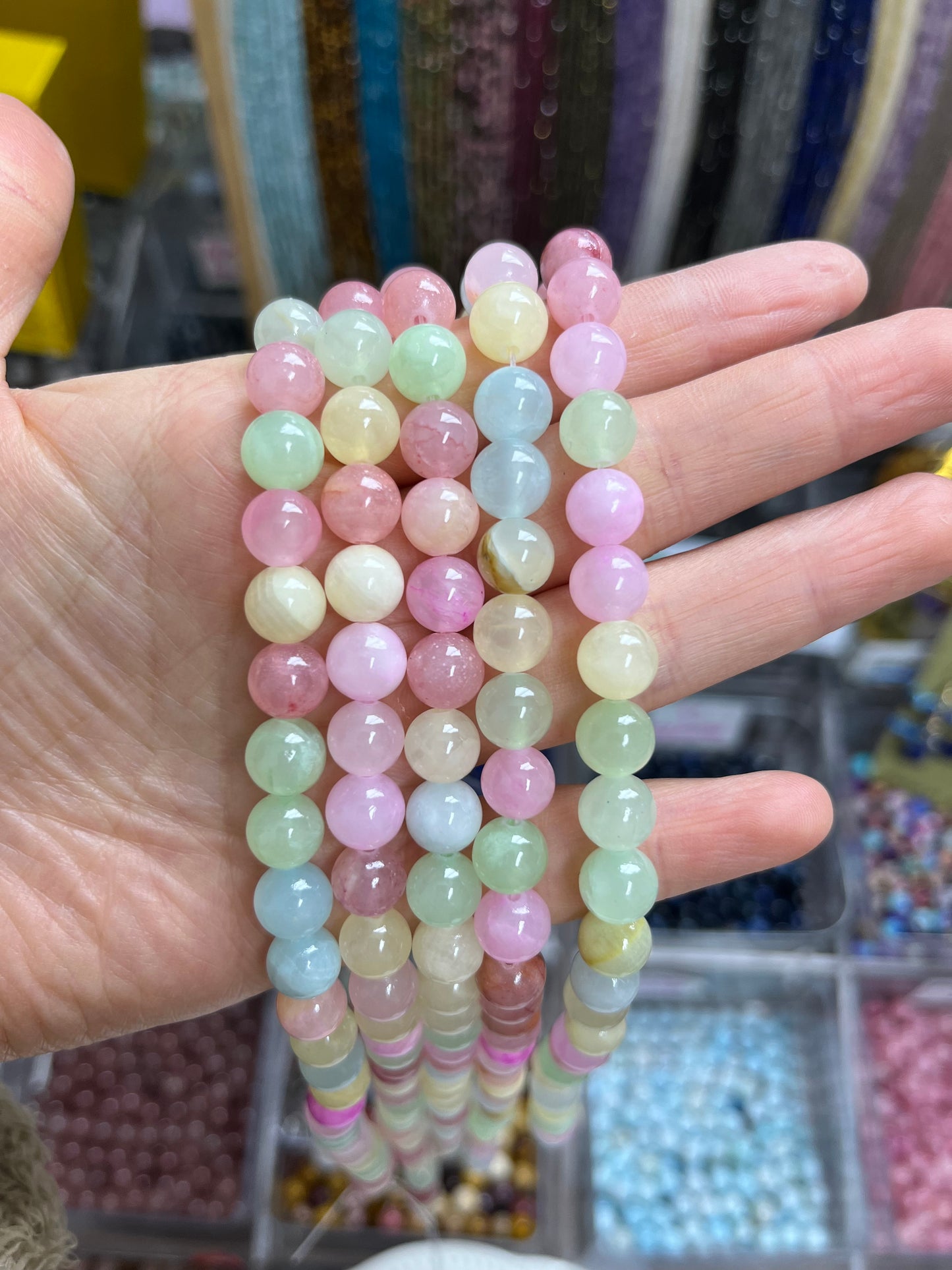 6mm 8mm 12mm DIY round Loose Beads Spring&Summer jewelry making