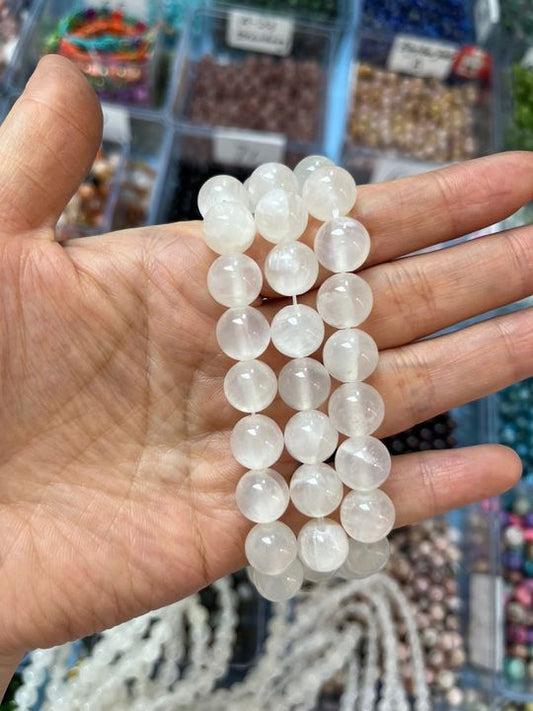 ----DIY white calcite 6mm 8mm 10mm-tt