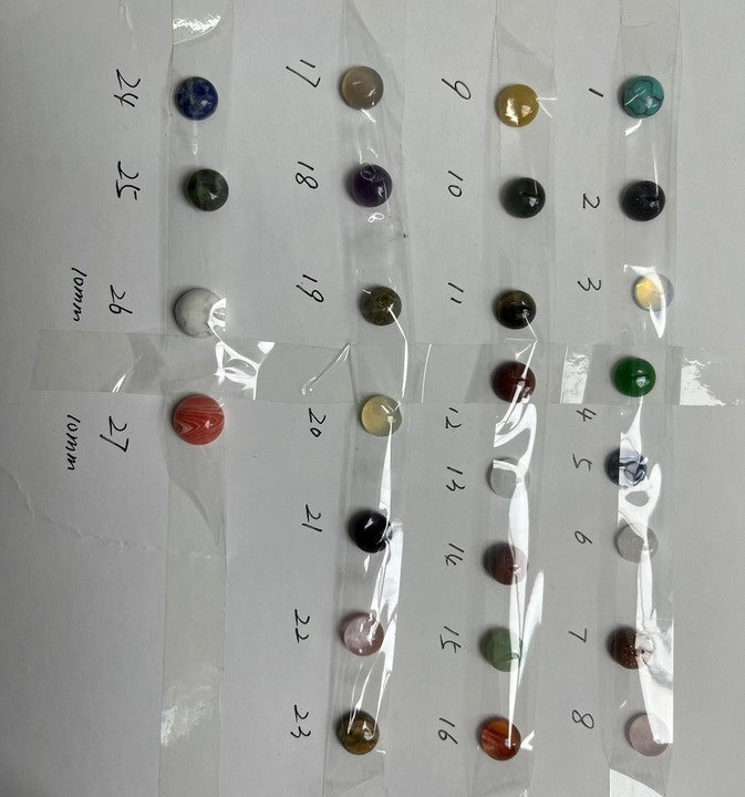 ----DIY Half flat stone accessories