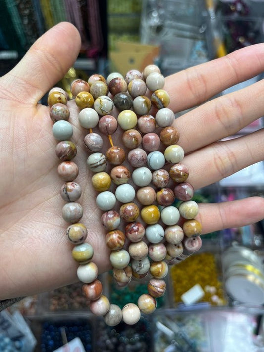 ----loose beads South Africa agate 8mm