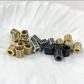 -----DIY copper with zircon spacer charms