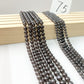 ------#65-#82 black color natural gemstone loose beads