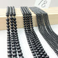 ------#65-#82 black color natural gemstone loose beads