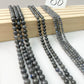 ------#65-#82 black color natural gemstone loose beads
