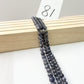 ------#65-#82 black color natural gemstone loose beads