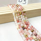 ------#B1-#B48 normal dark pink color  loose beads