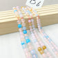 ------#B1-#B48 normal dark pink color  loose beads