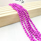 ------#B1-#B48 normal dark pink color  loose beads
