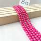 ------#B1-#B48 normal dark pink color  loose beads